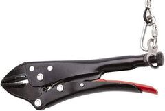 Proto - 9-1/4" OAL Straight Jaw Locking Pliers - 5/8" Jaw Width, Straight Handle - Americas Industrial Supply