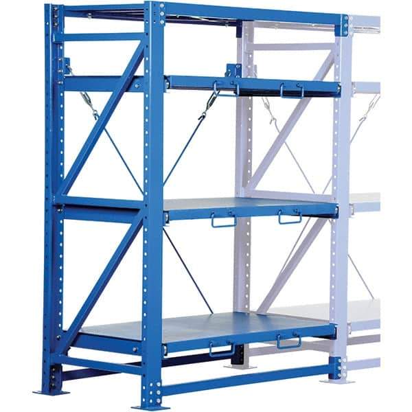 Vestil - 4 Shelf Steel Shelving - 6,000 Lb Capacity, 54" Wide x 80" High x 32" Deep, Stainless Steel - Americas Industrial Supply