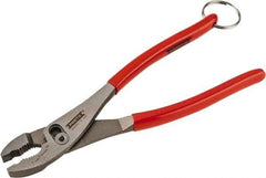 Proto - 10" OAL, 2-11/64" Jaw Length, 1-13/32" Jaw Width, Tethered, Slip Joint Pliers - 2 Positions, Slip Joint Head, Slip Joint Plier Tool - Americas Industrial Supply