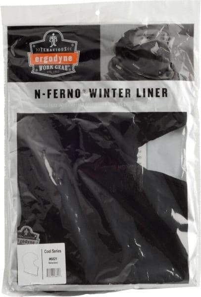 Ergodyne - Universal Size, Headcover Balaclava - Polyester, Fleece, Black - Americas Industrial Supply