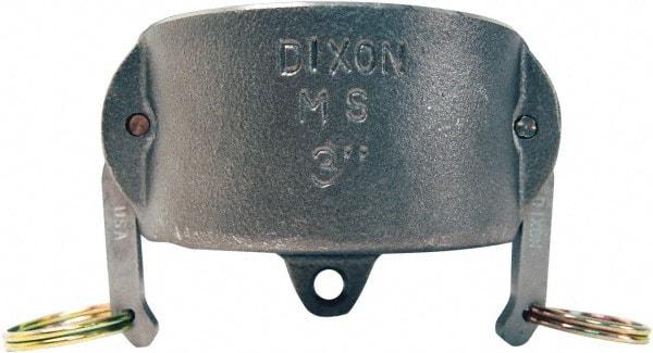 Dixon Valve & Coupling - 4" Malleable Iron Cam & Groove Suction & Discharge Hose Dust Cap For Use with Adapters - Part DC, 100 Max psi - Americas Industrial Supply