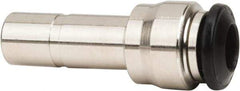 Value Collection - 5mm Tube OD, Nickel Plated Brass Push-to-Connect Tube Straight Reducer - Tube to Stem Connection, 250 Max psi, Buna O-Ring, 0 to 160°F Working Temp - Americas Industrial Supply