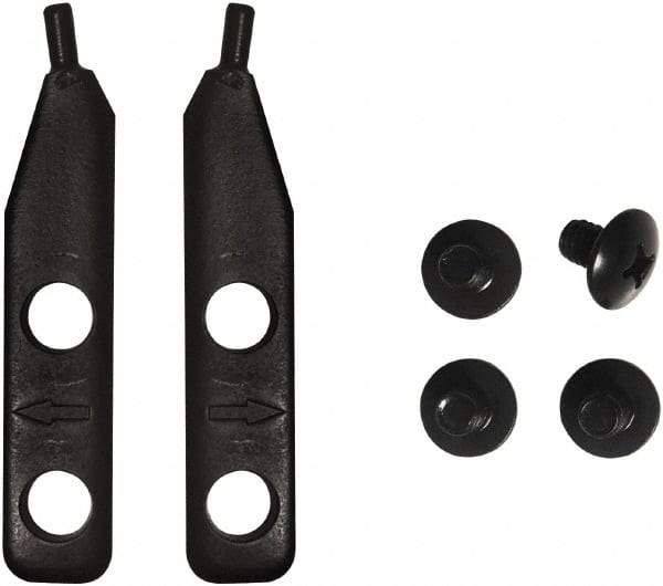 Lang - 2" Long Plier Straight Tips - For Use with HD Retaining Ring Pliers #1485 & 1486 - Americas Industrial Supply