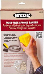 Hyde Tools - 3' Hose Length, Sanding Sponge - Use With Shop Vacs - Americas Industrial Supply