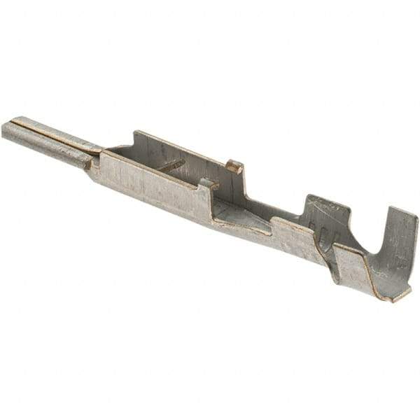 Import - 2.8mm Wide, Noninsulated Male Tab Terminal - Crimp Connection, 16 to 14 AWG Compatible - Americas Industrial Supply