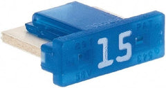 Littelfuse - 15 Amp, Automotive Fuse - 0.429" Long, Blue, Littlefuse LMIN015 - Americas Industrial Supply