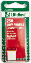 Littelfuse - 25 Amp, 58 VDC, Automotive Fuse - White, Littlefuse 895025 - Americas Industrial Supply