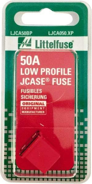 Littelfuse - 50 Amp, 58 VDC, Automotive Fuse - Red, Littlefuse 895050 - Americas Industrial Supply