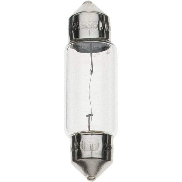 Import - 12 Volt, Incandescent Miniature & Specialty T3-1/4 Lamp - Festoon Cap Base - Americas Industrial Supply