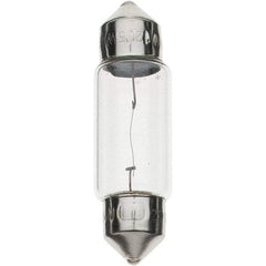 Import - 12 Volt, Incandescent Miniature & Specialty T3-1/4 Lamp - Festoon Cap Base - Americas Industrial Supply