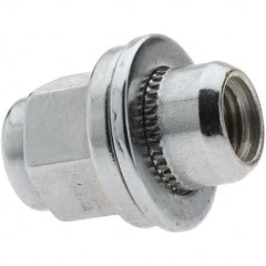 Value Collection - M12-1.5 Chrome Finish Mag Wheel Nut - 21mm Hex, 37mm Overall Length - Americas Industrial Supply