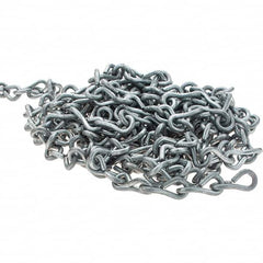 Peerless Chain - 0.162" Diam Single Jack Chain - 60 Lb Load Limit, #8 - Americas Industrial Supply