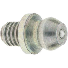 Value Collection - Straight Head Angle, 3/16 Thread Drive-In Grease Fitting - Americas Industrial Supply