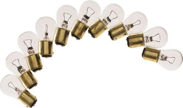 Value Collection - 12.8 Volt, Incandescent Miniature & Specialty S8 Lamp - Bayonet Base - Americas Industrial Supply