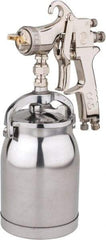 Value Collection - Pressure Feed High Volume/Low Pressure Paint Spray Gun - 32 oz Capacity, 15 to 28 psi, 7.7 to 12.4 CFM - Americas Industrial Supply