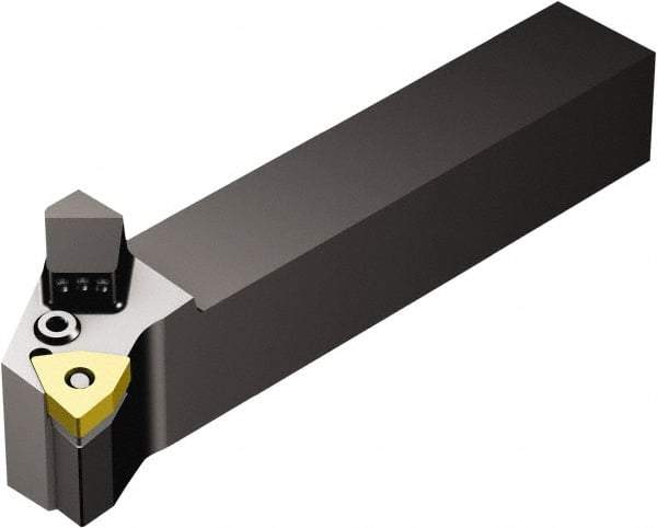 Sandvik Coromant - PWLNR/L..HP, Left Hand Cut, -5° Lead Angle, 25mm Shank Height x 25mm Shank Width, Negative Rake Indexable Turning Toolholder - 150mm OAL, WNMG 08 04 08, WNMG 432 Insert Compatibility, Series T-Max P - Americas Industrial Supply