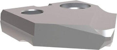 Allied Machine and Engineering - 11mm Diam x 3/32" Thick, Seat Code Y, 90° Included Angle Spade Drill Insert - TiCN Coated, Cobalt, Grade Super Cobalt, Series T-A - Americas Industrial Supply