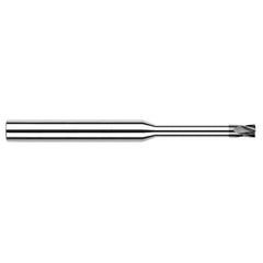 ‎Diamond End Mills for Non-Ferrous Materials - CVD Diamond - 0.2500″ (1/4″) Cutter Diameter × 0.0300″ Radius × 0.3750″ (3/8″) Length of Cut × 1.2500″ (1-1/4″) Reach Carbide Corner Radius End Mill, 4 Flutes, CVD Diamond Coated - Exact Industrial Supply