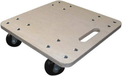 Fairbanks - 1,000 Lb Capacity Hardwood Dolly - 16" Long x 16" Wide x 4-9/16" High, 3" Polyolefin Wheels - Americas Industrial Supply