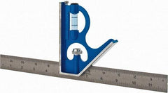 Empire Level - 2 Piece, 12" Combination Square Set - 1/64 & 1/32" (English) Graduation, Stainless Steel Blade, - Americas Industrial Supply