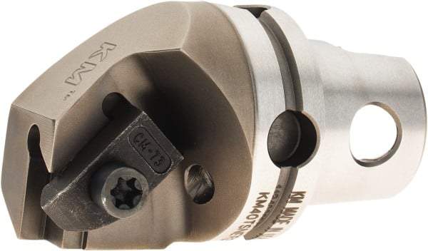 Kennametal - NG3L Insert, 40mm Head Length, Modular Grooving Cutting Unit Head - Right Hand Cut, System Size KM40, Through Coolant, Series Top Notch - Americas Industrial Supply