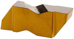 Iscar - 3189ING Grade IC808, 0.189" Cutting Width Carbide Grooving Insert - 0.15" Max Depth of Cut, Right Hand, 0.023" Corner Radius, TiAlN Finish - Americas Industrial Supply