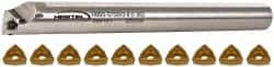 Hertel - 0.8" Min Bore Diam, Indexable Boring Bar - Through Coolant - Americas Industrial Supply