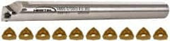 Hertel - 0.8" Min Bore Diam, Indexable Boring Bar - Through Coolant - Americas Industrial Supply