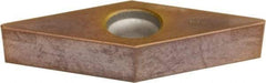 Sumitomo - 2NC-VBGA221 Grade BNC160 PCBN Turning Insert - TiN Finish, 35° Diamond, 1/4" Inscr Circle, 1/8" Thick, 1/64" Corner Radius - Americas Industrial Supply