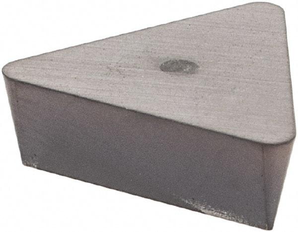 Kennametal - TPG222 Grade KCU10 Carbide Turning Insert - AlTiN Finish, 60° Triangle, 1/4" Inscr Circle, 1/8" Thick, 1/32" Corner Radius - Americas Industrial Supply
