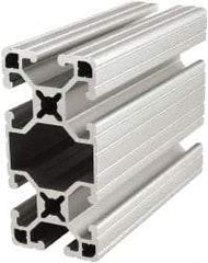 80/20 Inc. - 145 Inches Long x 1-1/2 Inches Wide x 3 Inches High, T Slotted Aluminum Extrusion - 1.3396 Square Inches, Clear Anodized Finish - Americas Industrial Supply