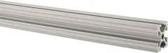 80/20 Inc. - 72 Inches Long x 1 Inch Wide x 1 Inch High, T Slotted Aluminum Extrusion - 0.4379 Square Inches, Clear Anodized Finish - Americas Industrial Supply
