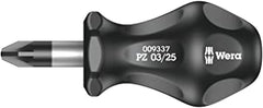 Wera 05009337001 Stubby/Carburettor screwdriver PZ03x25mm,Multi-colour - Americas Industrial Supply