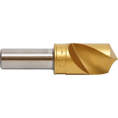 1/2 HSS Uniflute Csink,60 Deg,TiN Coated Alternate Manufacture # 61102 - Americas Industrial Supply