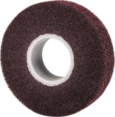 3M - 8" Diam Aluminum Oxide Finishing Flap Wheel - 3" Hole, 2" Wide, Density 5, Nonwoven, Medium Grade, 3,200 Max RPM - Americas Industrial Supply