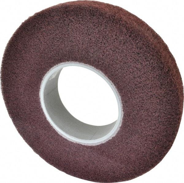 3M - 12" Diam Aluminum Oxide Finishing Flap Wheel - 5" Hole, 2" Wide, Density 5, Nonwoven, Medium Grade, 2,500 Max RPM - Americas Industrial Supply