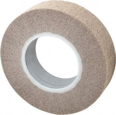3M - 8" Diam Aluminum Oxide Cutting, Polishing Flap Wheel - 4" Hole, 2" Wide, Density 7, Nonwoven, Medium Grade, 4,000 Max RPM - Americas Industrial Supply