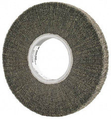 3M - 8" Diam Silicon Carbide Finishing Flap Wheel - 3" Hole, 1" Wide, Density 5, Nonwoven, Very Fine Grade, 3,200 Max RPM - Americas Industrial Supply