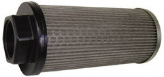 Flow Ezy Filters - 100 Mesh, 284 LPM, 75 GPM, 5.2" Diam, Female Suction Strainer without Bypass - 2-1/2 Port NPT, 12-1/2" Long - Americas Industrial Supply