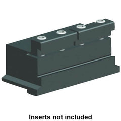 Kennametal - Tool Block Style A2TEN, 52mm Blade Height, 135mm OAL, 80mm OAH, Indexable Cutoff Blade Tool Block - 50mm Shank Height, 38mm Shank Width, Reversible, Series A2 Cut-Off - Americas Industrial Supply