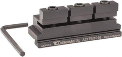 Kennametal - Tool Block Style A2TEN, 19mm Blade Height, 75mm OAL, 30mm OAH, Indexable Cutoff Blade Tool Block - 5/8" Shank Height, 5/8" Shank Width, Reversible, Series A2 Cut-Off - Americas Industrial Supply