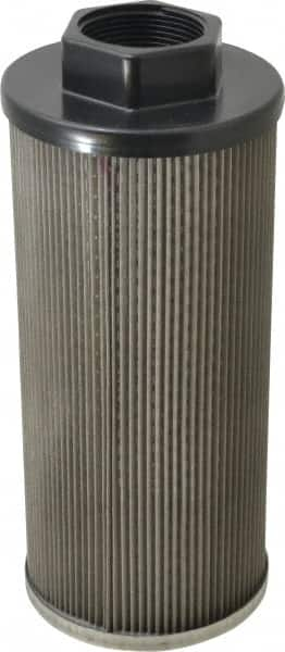 Flow Ezy Filters - 100 Mesh, 189 LPM, 50 GPM, 4.2" Diam, Female Suction Strainer without Bypass - 1-1/2 Port NPT, 9.8" Long - Americas Industrial Supply