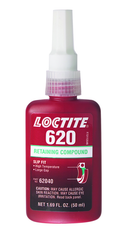 620 Retaining Compound; Slip Fit; High Strength; High Temperatures -50 ml - Americas Industrial Supply