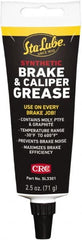 CRC - 2.5 oz Tube Synthetic High Temperature Grease - Black, High Temperature, 450°F Max Temp, NLGIG 2, - Americas Industrial Supply