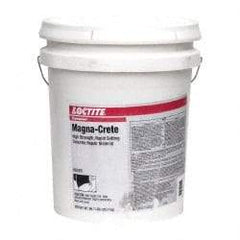 Loctite - 5 Gal Pail Gray Magnesium Phosphate Filler/Repair Caulk - 2000°F Max Operating Temp, 10 min Tack Free Dry Time, 1 to 2 hr Full Cure Time, Series 135 - Americas Industrial Supply