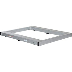 Vestil - 4,000 Lb Capacity Aluminum Pallet Dolly - 48" Long x 40" Wide x 4-1/4" High, 3" Wheels - Americas Industrial Supply