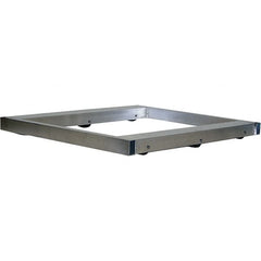 Vestil - 4,000 Lb Capacity Aluminum Pallet Dolly - 42" Long x 42" Wide x 4-1/4" High, 3" Wheels - Americas Industrial Supply