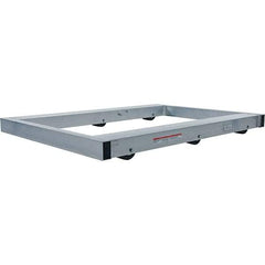Vestil - 4,000 Lb Capacity Aluminum Pallet Dolly - 48" Long x 36" Wide x 4-1/4" High, 3" Wheels - Americas Industrial Supply