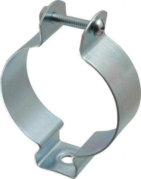 Cooper B-Line - Steel Rigid/EMT Conduit Hanger with Bolt - 2-1/2" EMT, 2-1/2" Rigid, 5/16" Rod, Zinc Plated Finish - Americas Industrial Supply