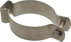 Cooper B-Line - Stainless Steel Rigid/EMT Conduit Hanger with Bolt - 4" EMT, 4" Rigid, 5/16" Rod - Americas Industrial Supply